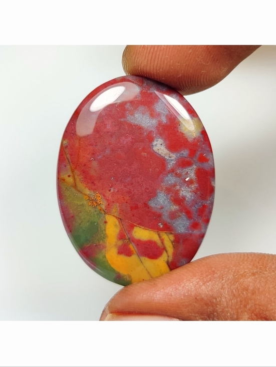 Jewelry - 26.88 Ct Natural Mookaite Jasper Quartz Oval Cab